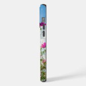 Frühlingsblumen und Schmetterling iPhone Hülle (Linke Seite)