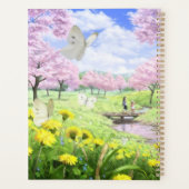 Frühlingsblumen und Schmetterlinge Planer (Rückseite)