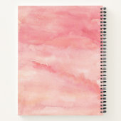 Frühlingsblumen und Wasserfarben Notizblock (Rückseite)