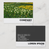 Frühlingsblumen Visitenkarte (Vorne/Hinten)