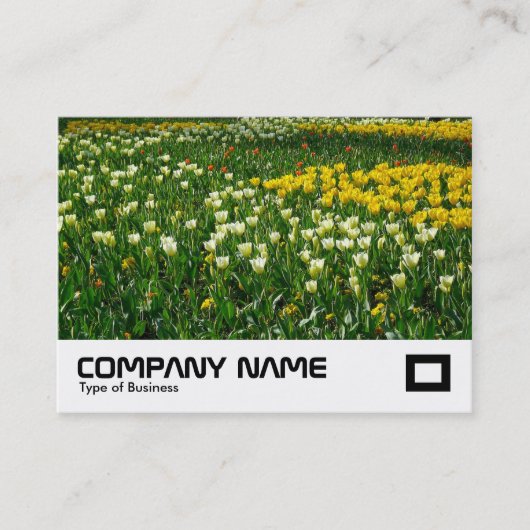 Frühlingsblumen Visitenkarte (Vorderseite)