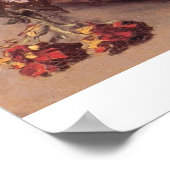 Frühlingsblumen von Claude Monet Poster (Ecke)