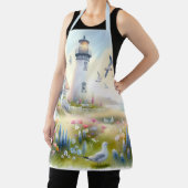 Frühlingsblumen von Lighthouse Coastal Hütte Schürze (InSitu)