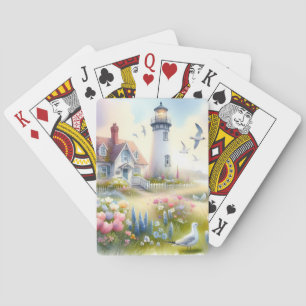Frühlingsblumen von Lighthouse Coastal Hütte Spielkarten
