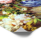 Frühlingsblumen von Renoir Print Poster (Ecke)