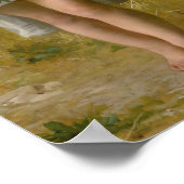 Frühlingsblumen von William Bouguereau Poster (Ecke)