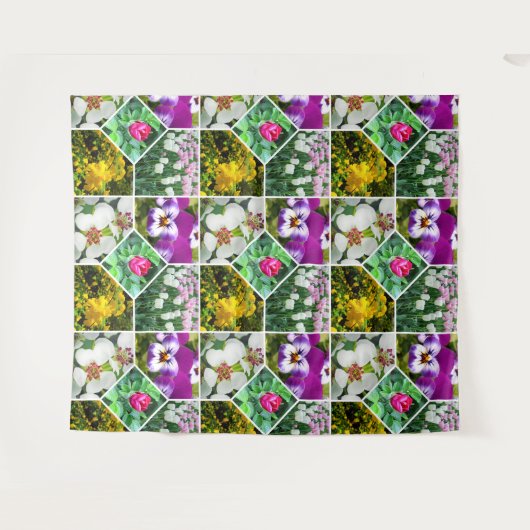 Frühlingsblumen Wandteppich (Vorderseite (Horizontal))