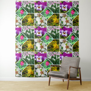 Frühlingsblumen Wandteppich