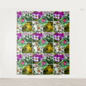 Frühlingsblumen Wandteppich (Vorderseite)