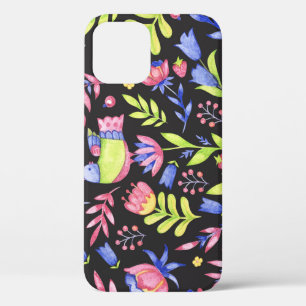 Frühlingsblumen: Wasserfarbene Nahtlose Muster Case-Mate iPhone Hülle