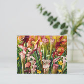 "Frühlingsblumen" Wasserfarbenkunst Postkarte (Stehend Vorderseite)