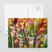 "Frühlingsblumen" Wasserfarbenkunst Postkarte (Vorne/Hinten)