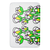Frühlingsblumen Whimsical 41 Badematte (Vorderseite Vertikal)