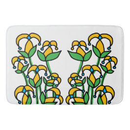 Frühlingsblumen Whimsical 41 Badematte