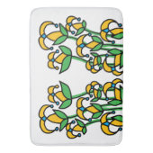 Frühlingsblumen Whimsical 41 Badematte (Vorderseite Vertikal)