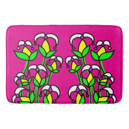 Frühlingsblumen Whimsical 41 Badematte