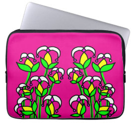 Frühlingsblumen Whimsical 41 Laptopschutzhülle