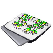Frühlingsblumen Whimsical 41 Laptopschutzhülle (Vorne Knopf)