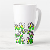 Frühlingsblumen Whimsical 41 Milchtasse (Rechte Ecke)