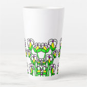 Frühlingsblumen Whimsical 41 Milchtasse (Vorderseite)