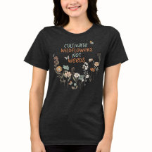 Frühlingsblumen Wildblume T - Shirt