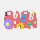Frühlingsblumen Y2K Retro Muster Geschenkschachtel (Ungefaltet)