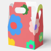 Frühlingsblumen Y2K Retro Muster Geschenkschachtel (Geöffnet)