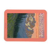 Frühlingsblumen - Yellowstone Nationalpark Magnet (Horizontal)