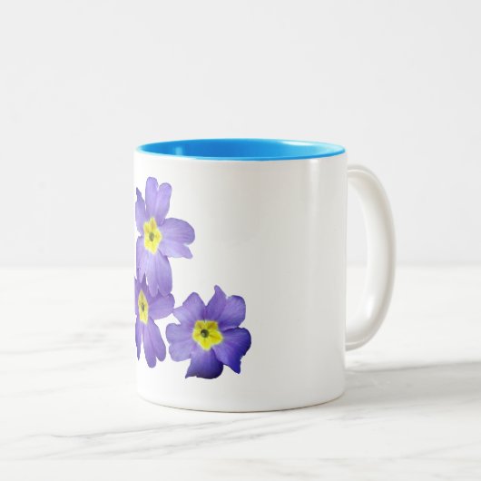 Frühlingsblumen Zwei-Tonen-Tasse Zweifarbige Tasse (VorderseiteRechts)