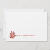 Frühlingsblumen Zweites Glück Chinesisch Hochzeit Einladung (Vorderseite)