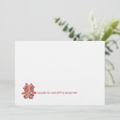 Frühlingsblumen Zweites Glück Chinesisch Hochzeit Einladung (Stehend Vorderseite)