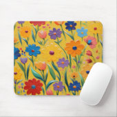 Frühlingsblumendesign Mousepad (Mit Mouse)