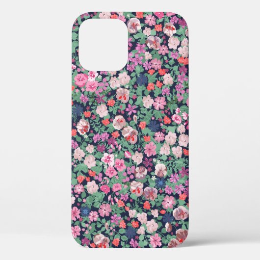 Frühlingsblumendesign. Nahtloses Blumenmuster. Pf Case-Mate iPhone Hülle (Rückseite)