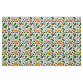 Frühlingsblumengarten mit Kritzeln Stoff (Fat Quarter (45,7 x 55,9 cm))