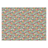 Frühlingsblumengarten Muster Tischdecke (Vorderseite (Horizontal))