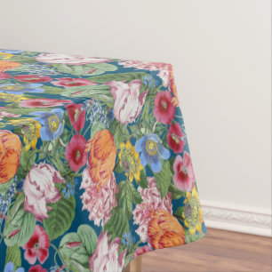 Frühlingsblumengarten Muster Tischdecke
