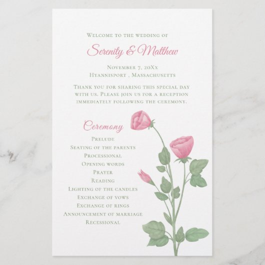 Frühlingsblumengarten Rosa Blumenzwiebelprogramm (Vorderseite)