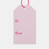 Frühlingsblumengeschenktafeln Geschenkanhänger (Rückseite)