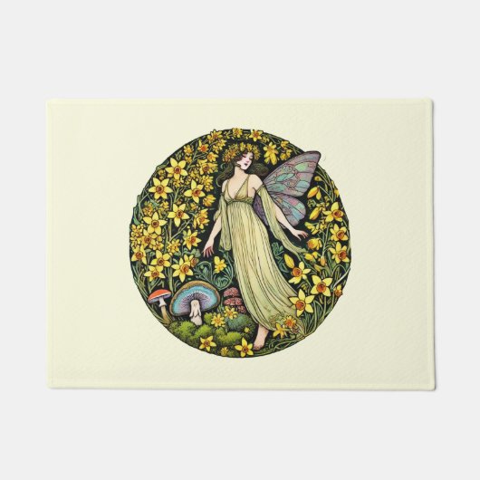 Frühlingsblumenhain Blume Fußmatte (Vorderseite)