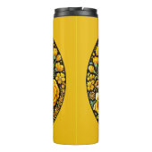 Frühlingsblumenhain Blume Thermosbecher (Rückseite)