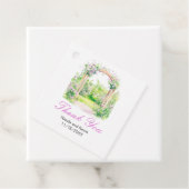 Frühlingsblumenhochzeitungsarsch Geschenkanhänger (Beispiel)