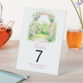 Frühlingsblumenhochzeitungsarsch Sockelschild (In Situ)