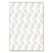 Frühlingsblumenhochzeitungsarsch Tischnummer (Rückseite)