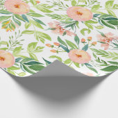 Frühlingsblumenmuster Geschenkpapier (Ecke)