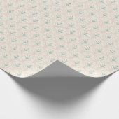 Frühlingsblumenmuster Geschenkpapier (Ecke)