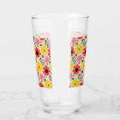 Frühlingsblumenmuster glas (Links)