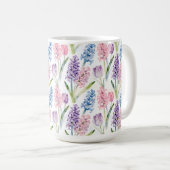 Frühlingsblumenmuster Kaffeetasse (VorderseiteRechts)