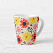 Frühlingsblumenmuster  milchtasse (Rechte Ecke)