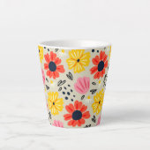Frühlingsblumenmuster  milchtasse (Vorderseite)