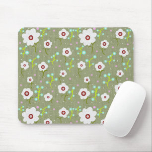 Frühlingsblumenmuster Mousepad